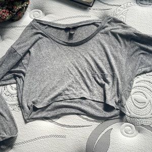 Victoria’s Secret Off the Shoulder Crop Long Sleeve